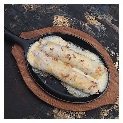 Заказать Блинчики с рубленой говядиной, беконом и сыром, Васильки - Минск