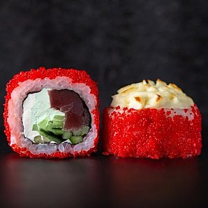 Запеченный ролл Тунец со сливочным соусом, Ваши Суши