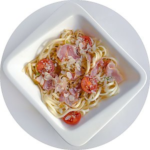 Удон с беконом и черри, AVA