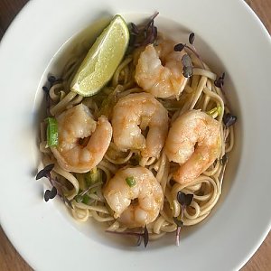 Удон с креветками, AVA