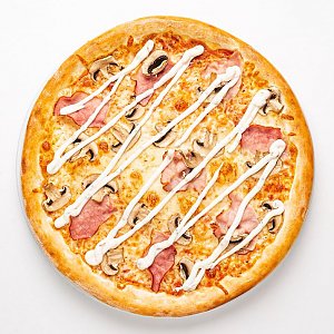 Пицца Ветчина-грибы с грибным соусом 32см, Pizza Smile - Могилев