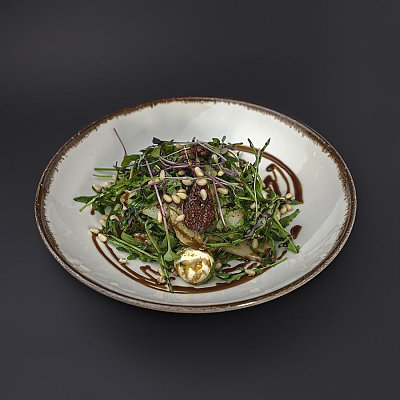 Заказать Зеленый салат с соусом Песто, вялеными томатами и моцареллой, EASY BAR