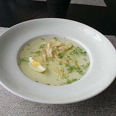Заказать Бульон куриный с яйцом, Martin Cafe