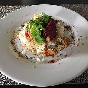 Мясо по-французски с рисом, Martin Cafe