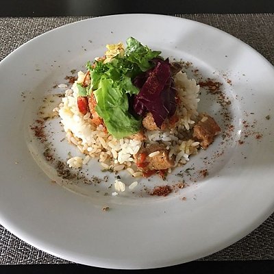Заказать Мясо по-французски с рисом, Martin Cafe