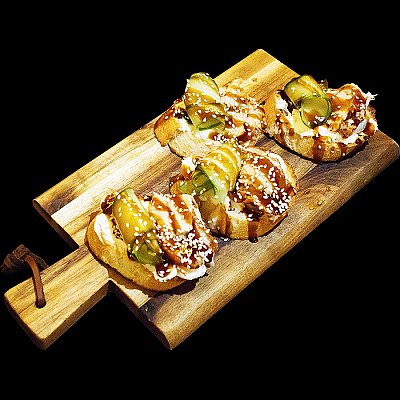 Заказать Брускетта с угрем, Бар Victory - Жлобин