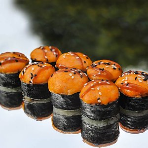 Запечённый ролл с мидией, Sushi Boom