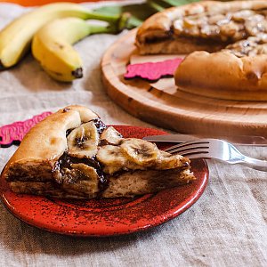 Пирог с бананом и шоколадом, Piece of Pie