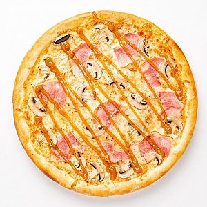 Пицца Ветчина с грибами под соусом Карри 32см, Pizza Smile - Лида