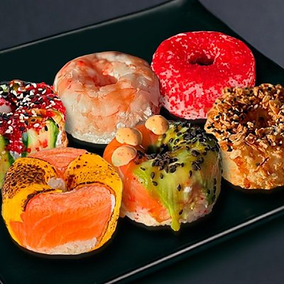 Заказать Донат Комбо №1, Тунец - Пинск