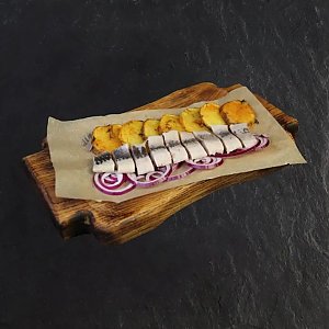 Сельдь нежная с картофелем, Кафе Ланч - Островец