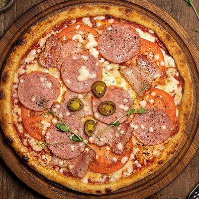 Заказать Пицца Диабло тонкое тесто 28см, Кафе Ланч - Ошмяны