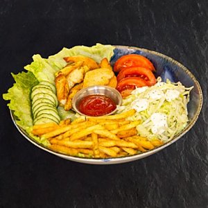 Козёл в огороде с курицей, Кафе Ланч - Ошмяны