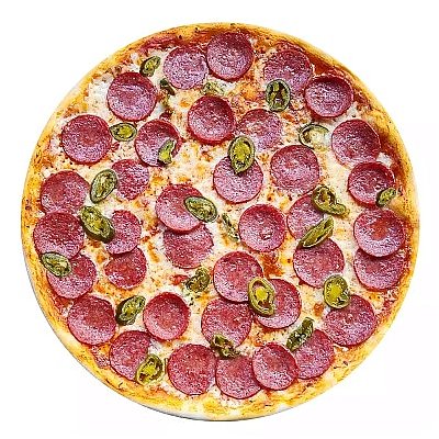 Заказать Пицца Двойная пепперони с халапеньо 35см, Кафе Академия