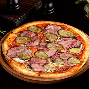 Пицца с говядиной и шампиньонами (650г), MANIKA