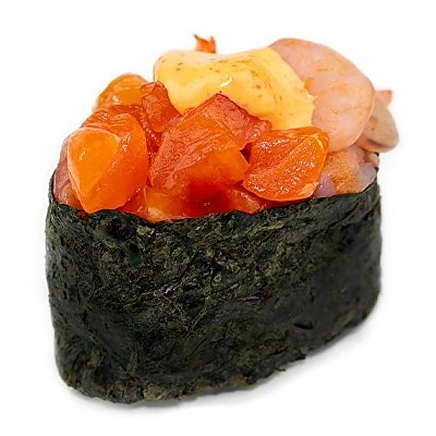 Заказать Гункан Лосось-креветка спайси, BONSAI