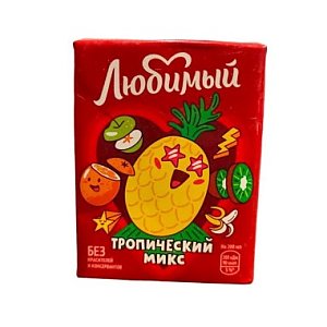 Сок Любимый Тропический 0.2л, ЧебурекС