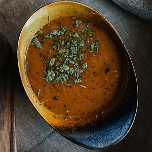 Суп-харчо с говядиной, Пряности и Радости