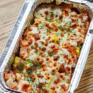 Картофель запечённый с курицей, На Чиле - Гомель