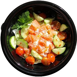 Салат с лососем, YummY