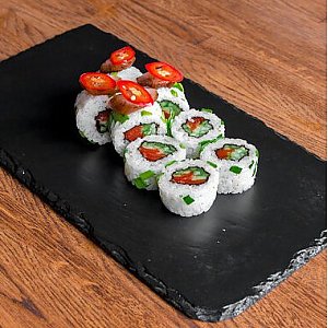 Ролл с маринованным гребешком, KREBS