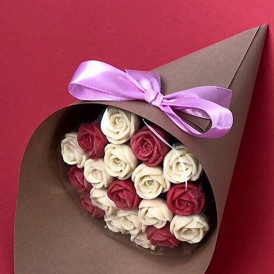 Заказать Букет из 19 шоколадных роз Красивый, Шоколадные Розы