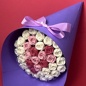 Букет из 37 шоколадных роз Свидание, Шоколадные Розы