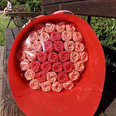 Заказать Букет из 37 шоколадных роз Для любимых, Шоколадные Розы