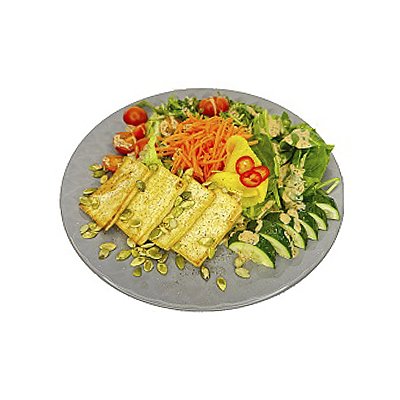 Заказать Овощной салат с жареным сыром тофу, Klim&Gab - Минск