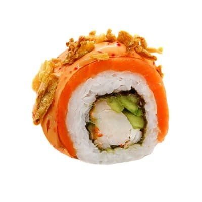 Заказать Ролл с копченым лососем и жаренным луком, Klim&Gab - Минск