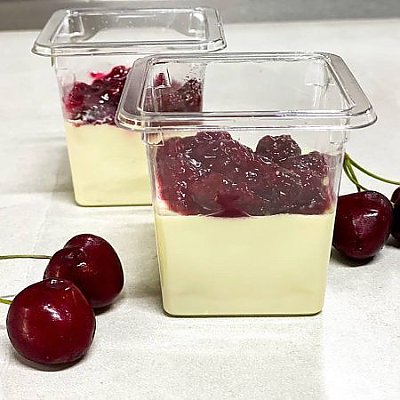 Заказать Панна-котта с вишней, 