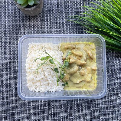 Заказать Курочка карри с грибами и рисом, 