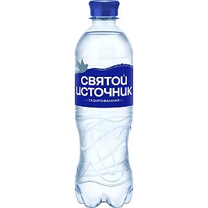 Вода Святой Источник газированная 0.5л, BURGER KING - Гомель