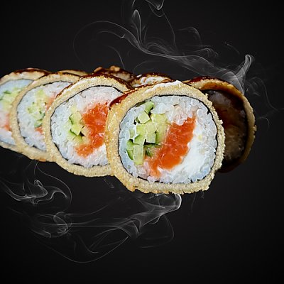 Заказать Ролл Темпура с лососем, SUSHI ART - Лида