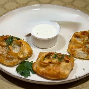 Манты жареные Микс со сметаной (5шт), Чайхана - Гомель