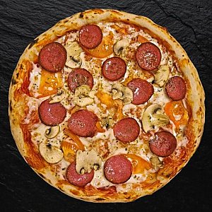 Пицца Пепперони с грибами 30см, Pizza Pronto