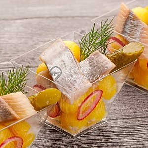 Мини-салат сельдь с картофелем (5шт), Банкет Экспресс