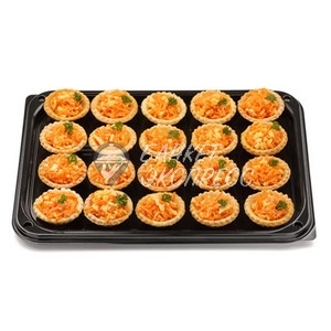 Тарталетки с салатом из моркови и сыра (10шт), Банкет Экспресс