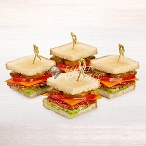 Сэндвич с салями и сыром Чеддер (12шт), Банкет Экспресс