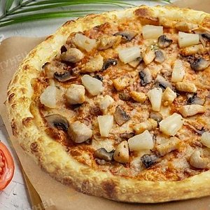 Пицца Тайская с грибами Большая, Тунец - Сморгонь
