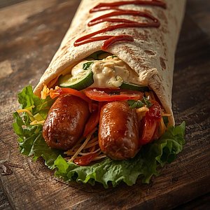 Хот-дог в лаваше, S&L Шаурма (ТЦ Спутник)