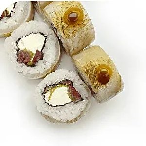 Филадельфия с морским окунем, Caviar Sushi