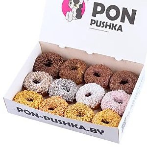 Глазированный бокс с посыпками, PON-PUSHKA - Солигорск