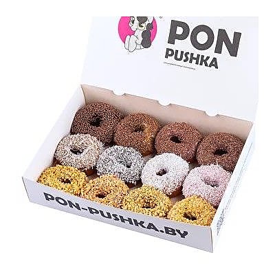 Заказать Глазированный бокс с посыпками, PON-PUSHKA - Солигорск