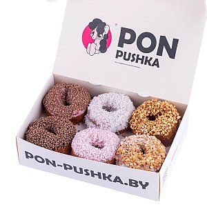 Бокс Глазированный с посыпкой S, PON-PUSHKA - Солигорск