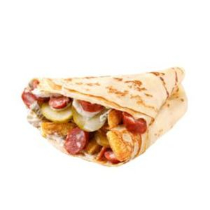 Блин с копчёной колбаской, Мини-кафе Западный