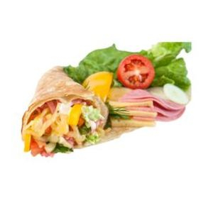 Блин с ветчиной и овощами, Мини-кафе Западный