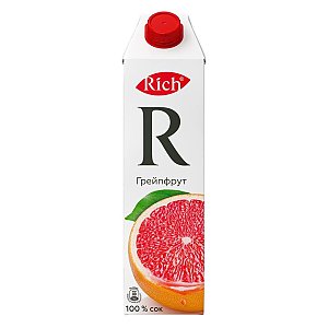 Rich Грейпфрутовый сок 1л, КАКТУС