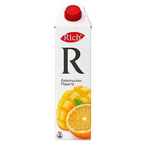 Нектар апельсин-манго Rich 1л, КАКТУС