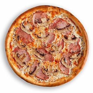 Пицца Ветчина-грибы 24см, КАКТУС